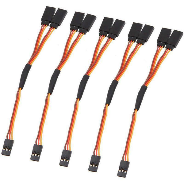 5Pcs 150mm Y Type Extended Line Extension Lead Wire Cable For Futaba Jr Y H E7X3