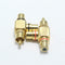 2Pcs RCA Audio Splitter Plug Socket RCA Adapter Converter 1 Male to 2 Female