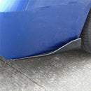 2x Universal Black Car Side Skirt Rocker Splitter Winglet Wings Canard Diffus Pg