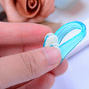 4Pcs Men Women Clear Blue PVC Silicone Swim Swimming Nose Clip AD Water SportsM&