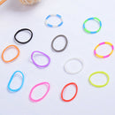 600Pcs Women Girls Hair Band Ties Rope Ring Elastic Hairband Ponytail Holder