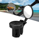 Bike Bicycle Cycling Rear View Safety Mirror Bar End Handbar T1EY Road Blac