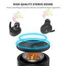 Bluetooth 5.0 Wireless Earphones Headphone Earbuds Mini Stereo Headset Black