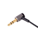Elbow 3.5mm male to female one audio cable couple headphone extension cable