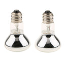 2 Pcs Heat Basking Lamp Reptile Infrared Heater Reptile Supplies 75W/100W