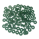 200x Greenhouse Twist Clips Washers Set Shading Fixing Clips w/ 200 Washer
