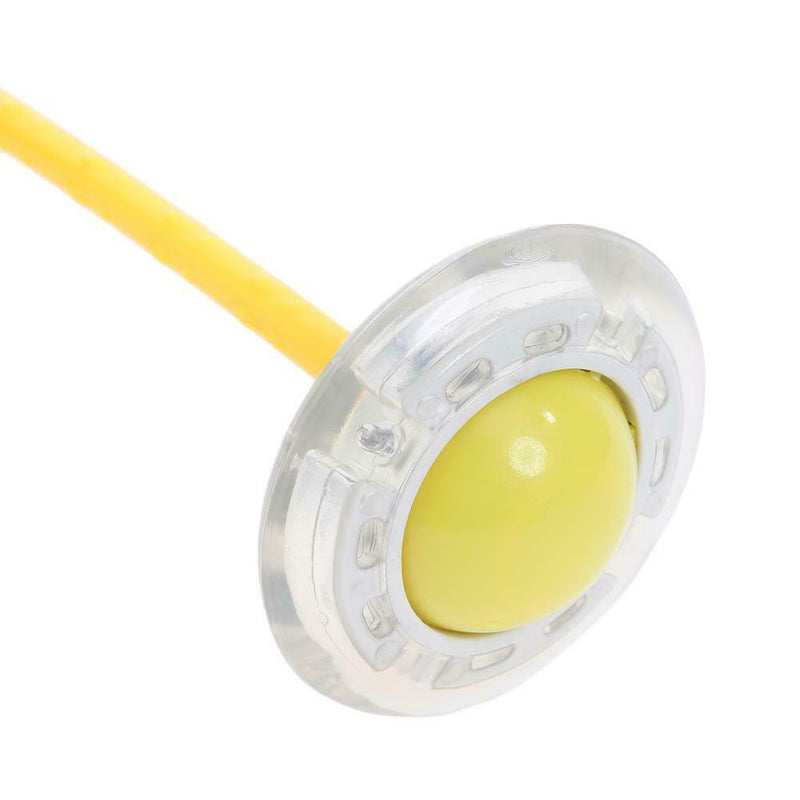 Flashing Jumping Ball Kids Ankle Bouncing Balls Outdoor Sports Toys (Yellow