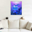 Free Dolphin 5D Diamond Painting Embroidery DIY Cross Stitch Home Decor