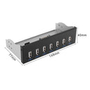1X(9 Pin To 7 Port USB2.0 Hub 5.25 Inch CD-Rom Drive Bay CD Rom Front Panel