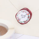 2 Rolls flowers thank you stickers scrapbooking packaging seal labels sticke Gw