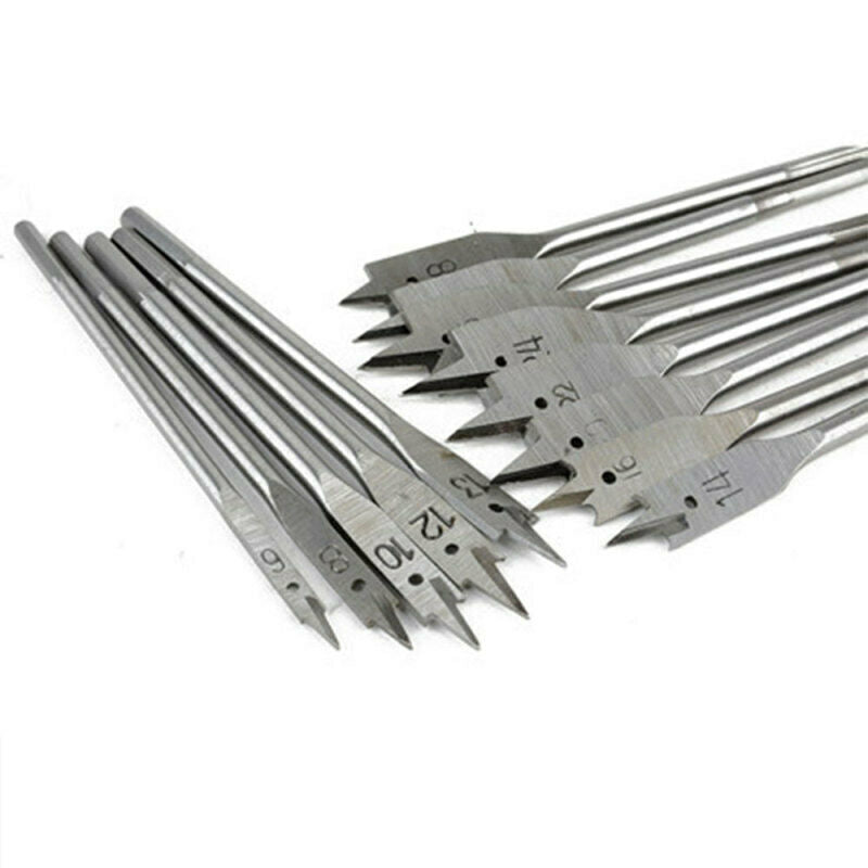 15 Pc Hex Shank Spade Drill Flat Wood Drill Bits Tool Kit | 6-25mm Pra MKH