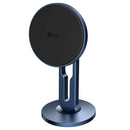 Car Phone Holder Magnetic Dashboard 360 Rotation Bracket w/Hollowed Cable Clip