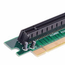90Â° Degree Pci-E Pci-Express 16X Right Angle Extender Protector Riser Adapt