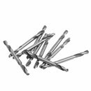 10Pcs/Set 3mm HSS Double Ended Spiral Torsion Drill Tools Drills