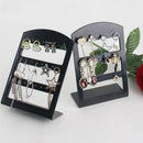 24 Holes Earrings Jewelry Display Rack Home Ear Hook Holder Storage Shelf A