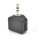 2PCS Audio 3.5mm Jack Male to Double AUX Female Headphone Y Splitter Adapter SEA