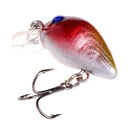5 Pcs Topwater Wobbler Mini Fly Fishing Cranks Crankbait Lures Hard Baits Tackle