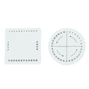 2pcs Round Square Kumihimo Macrame Braided Disk Plate Cord String Handmade Tool