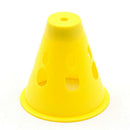 Outdoor Camping Hiking Tent Warning Lamp Cap Anti-Fall Ground Nail (Yellow) A