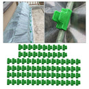 80 pcs Plastic Pipe Clamps for Greenhouse Frame Pipe Film Sunshade Net