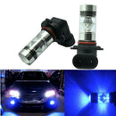Pack Of 2 9145 H10 10000K 100W High Power Fog Driving Bulbs Low Beam Blue