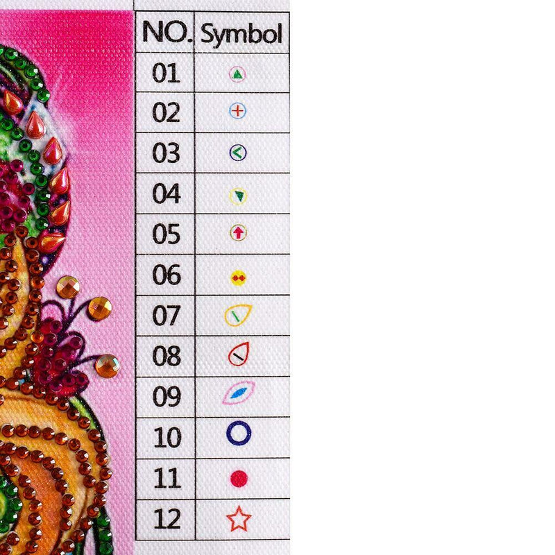 5D DIY Special Shaped Diamond Painting Girl Cross Stitch Mosaic Craft Kits