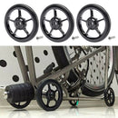 3pcs Alloy Bike Easy Wheels Bicycle Easywheel for Brompton Wheel Parts Black