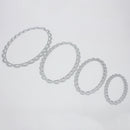 4PCS Oval Cutting Dies Stencil For DIY Scrapbooking Embossing Decor Craft SN9F