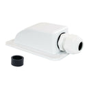 ABS Solar Panel RV Single Cable Entry Gland Box Waterproof Universal White