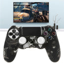 Gamepad Controller Silicone Cover Sleeve Guard Protective + 2 Grip Caps For PS4