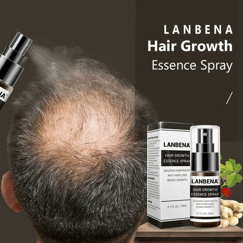 Lanbena Fast Powerful Hair Growth Products Hair Spray Essence Anti Hair Fal N8O9