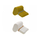 200pcs Plastic Garden Stake Tags Nursery Labels Flower ID Cards Yellow+White