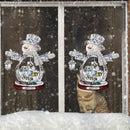 Christmas Tree Glass Showcase Waterproof Wall Crystal Window Stickers (D)