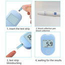 Blood Glucose Meters with 50x Test Strips Sugar Monitor Collect Blood Glucometer