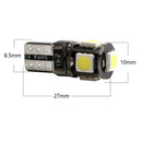 10X CANBUS 6000K White T10 5SMD 5050 LED Dome License Plate Interior Light Bu ME