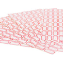 10sheets/pack LabelPaper Self-adhesive Stickers NameNote Price Tag Bar Sticke ^i