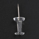 200 x Clear Push Pins Transparent Plastic J3S1