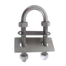 Stainless Steel 304 Marine Boat Stern Bow Eye Tie Down U Bolt with Plate Nut