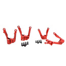 Upgrade Parts Front Rear Shock Tower Red Alloy for Axial SCX10 1/10 RC Buggy