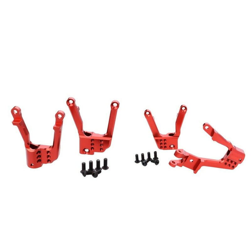 Upgrade Parts Front Rear Shock Tower Red Alloy for Axial SCX10 1/10 RC Buggy