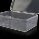 5 Pack Clear Plastic  Cosmetics Case Holder For Cotton Swabs Trinkets Coils