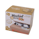 Automated White Kitty Cat Piggy Bank Stealing Saving Money Coin Storage Box