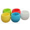 5pcs Round Plastic Plant Flower Succulents Pot Vase Container Boxes Garden
