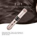 Portable Cordless Hair Straightener for Travel Mini USB Rechargeable Flat I