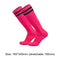 Child Sport Football Soccer Over Knee Baseball Hockey Long Sock (Rose Red) A#S