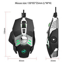 7 Buttons Macro Programming Gaming Mouse 6 Levels 6400DPI Adjustable USB Wired