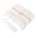 100pcs PP Tags Greenhouse Gardening Plant Ring Hanging Nursery Labels White