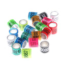 20pcs Pigeon leg Rings Bands Plastic GB Rings Training Supplies LJ