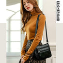 Women Leather Shoulder Crossbody Bag Fashion Multi Pocket Messenger Handbag