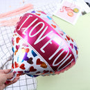 Foil Balloon Heart Shape LOVE Birthday Wedding Party Anniversary Helium De JR
